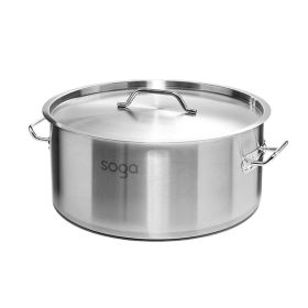 6.1 Gallon Top Grade Thick Stainless Steel Stock Pot 18/10